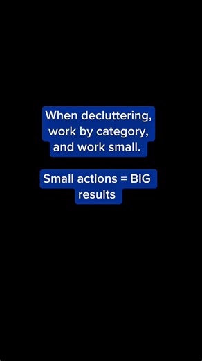 Feeling overwhelmed by clutter? 🙋‍♀️ The trick isn’t doing it all at once… it’s breaking it down by category and working in small bits. ✨ One drawer. ✨ One stack of papers. ✨ One little category. Those tiny steps add up to HUGE results over time. So instead of waiting for the “perfect” weekend, grab 10 minutes and start small. 💛 👉 What category is calling your name today? (Mine is… the socks drawer 🧦😅) #DeclutteringTips #SmallStepsBigResults | Happy Simple Mom