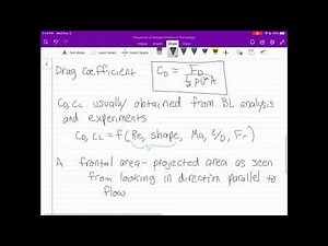 Fluid Mechanics lecture: External Flows part 2 (Marguerite Matherne)