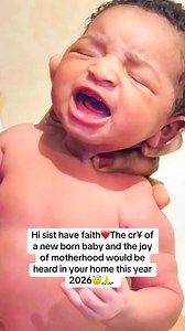 Hi sist have faith❤️The cr¥ of a new born baby and the joy of motherhood would be heard in your home this year 2026😇🙏. ... #pregnant #boymom #newmom #mother #babygirl #pregnantlife #ttcmothers | Amenze lifestyles