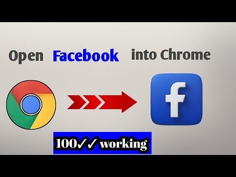 How to Open Facebook in chrome browser/ open fb page in chrome/ open fb account in Chrome browser