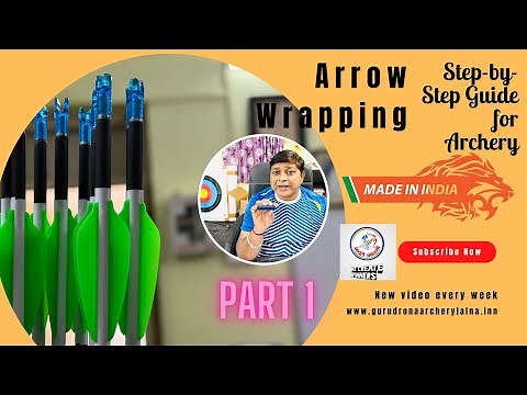 Mastering Arrow Wrapping: A Step-by-Step Guide for Archery Enthusiasts #archery Part 1