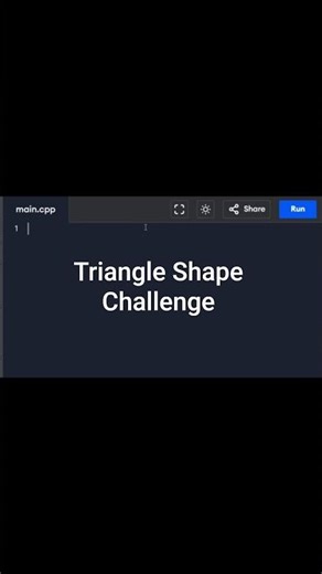 Can You Print This Triangle? 🔺 | Coding Challenge