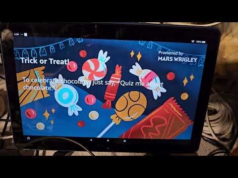 Alexa , Enable the Halloween theme!