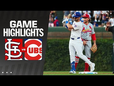Cardinals vs. Cubs Game Highlights (8/4/24) | MLB Highlights