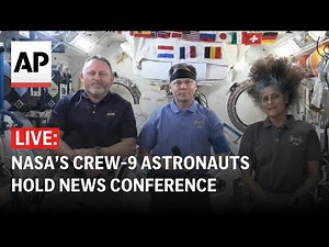 LIVE: NASA’s SpaceX Crew-9 astronauts hold first news conference after 9 months in space