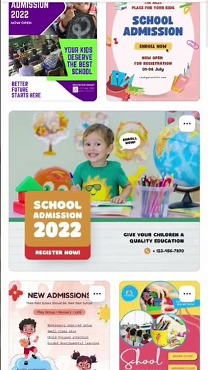 “5 MIN me Admission Poster 😱 | Canva Mobile Tutorial”