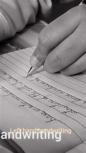 Left hand handwriting 📝❤️