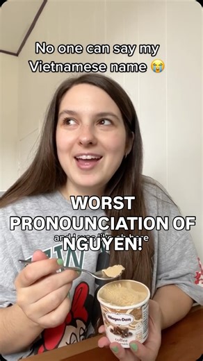Audrey Nguyen on Instagram: "Just another day in the life of a fellow Nguyen 😅🙈 What’s the worst way someone said your name? #vietnamese #nguyen #speakvietnamese #learnvietnamese #vietkieu #howtosaynguyen"