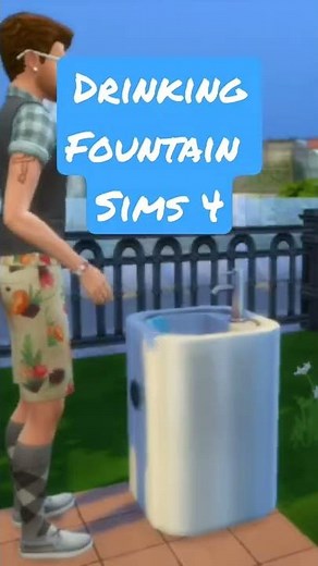 Drinking Fountain - Sims 4