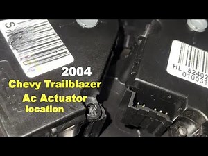 Chevy trailblazer 2004 ac blend actuator regular model