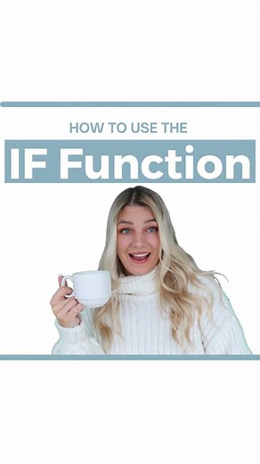 Your Excel Dictionary on Instagram: "Use the IF function to return a value depending on whether a criteria is true or false 🤪 🗂 Don’t forget to save this post for future reference! 📚Excel Function Guide + Dictionary now available (link in bio) 💥 Visit my website to shop my Amazon Shop, Excel Guides, and more! (link in bio) #excel #exceltips #exceltricks #spreadsheets #corporate #accounting #finance #workhacks #tutorial"