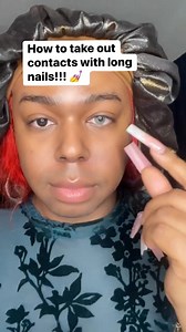 602K views · 2.8K reactions | How to take out contacts with long nails! #fullset #fingernails #gelpolish #howto #diy #athome #travel #pinknails #nailartist #nailtechnician #nailtech #callmetae #rva #richmondva #virginiabeach #Virginia #beauty #hair #style | Call Me Tae & Dontae Muse Cosmetics | Facebook