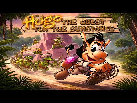 Hugo: The Quest for the Sunstones | PS1 | Gameplay Walkthrough Longplay FULL GAME [4K60ᶠᵖˢ UHD🔴]