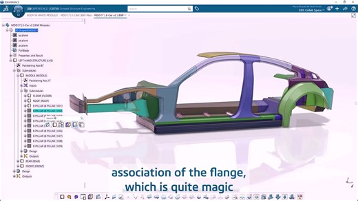 Early dimensioning, automatic layer stacking, and the magical effect of a flange adapting its connections to neighboring parts...listen to CATIA expert Pascal Pancrace from our latest MODSIM event! What do you think of our CATIA Concept Structure Engineering app capabilities? #3DEXPERIENCE #MODSIM | CATIA
