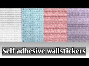3D wallstickers installation | Wallsticker installation tips | 3d brick wall stickers| Part 2
