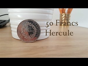 Monnaie en argent : 50 francs Hercule