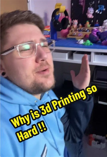 Honestly 3D printing is SO EASY !! ….. I just get issues after issues I swear haa #fyp #3dprinting #3dprintingfails @Anycubic Official help please 🙏 haa
