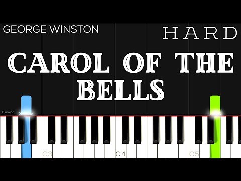 Christmas - Carol Of The Bells (arr.George Winston) | HARD Piano Tutorial