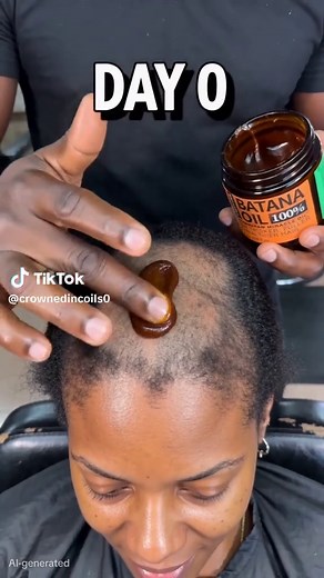 She stopped hiding her crown. 90 days of Batana Oil and look at her now Thinning on top? You're not alone - and it's not permanent. WEEMOTD Batana Oil n the Honduran Miracle Oil * 100% pure & unrefined * Wakes up sleeping follicles * Fills in thinning crowns naturally Tap the link in my bio to start #braids #WEEMOTD #protectivehairstyles #batanaoil #hairgrowth