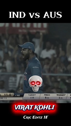 Newton’s Law in Cricket 😂🔥 | Kohli x Warner #viratkohli#indvsaus#cricketshorts