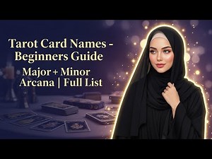 Tarot Card Names Explained | Major & Minor Arcana Full List for Beginners #TarotCards #MajorArcana
