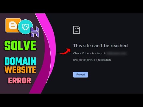 How to Fix This Site Can't Be Reached in Blogger Website