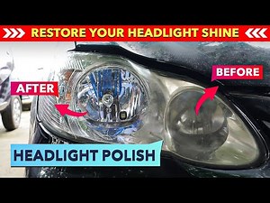 How to Clean, Restore, and Maintain Clear Car Headlights | Head light polish #cardetailing #carcare