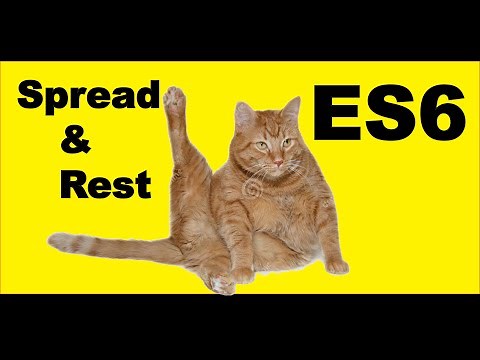 JavaScript spread operator and rest parameters tutorial ES6 / ES2015