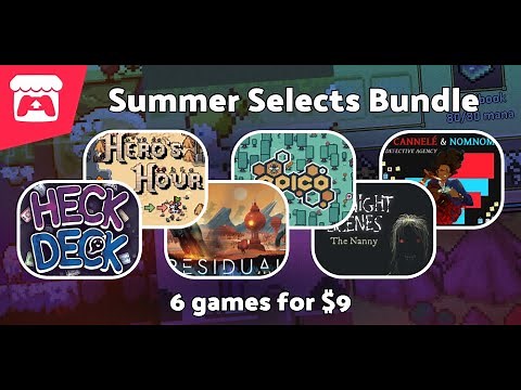 itch.io's Summer Selects Bundle - Pick up these 6 great games for just $9!