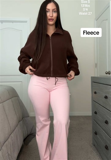 Stylish Cropped Fleece Zipper Jacket for the Gym