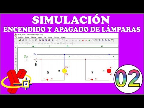 ✅ Free CADe SIMU #02. Lamp on/off simulation.