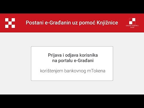 Prijava i odjava korisnika | Postani e-Građanin uz pomoć Knjižnice