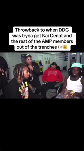 Throwback to when DDG tryna get Kai Cenat and the rest of the AMP members out of the trenches🤣👀 #throwback #amp #ddg #kaicenat #trending