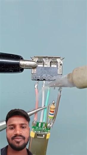 Cable into OTG Converter #experimnent #scienceexperiment