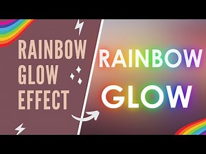 How to create Rainbow Glow effect in Photoshop | Rainbow Effect | Photoshop