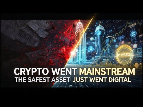 Crypto Went Mainstream: Why Institutions Are Betting on Tokenized Real Estate