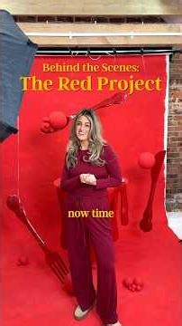 Behind the scenes of the Red project ✨ #setdesign #artist #theredproject