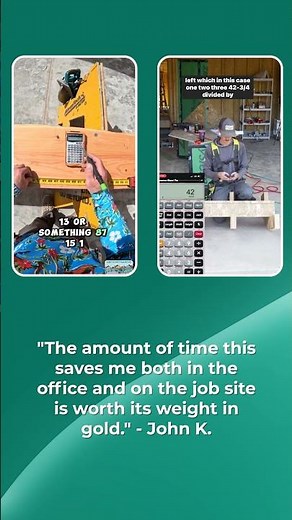 Construction Master Pro Calculator for More Time Building & Less Time Calculating