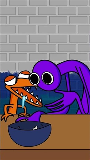 🥲 Sad 🍊 ORANGE is So Hungry... (Cartoon Animation)