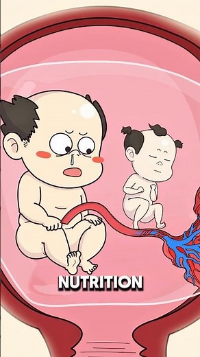 How One Twin Can Absorb the Other in the Womb 👶🫣..!!#e2dhealth #animation #2dshow #health #fypシ