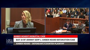 Johnny Depp's lawyer Camille Vasquez pressed Amber Heard on having paparazzi present the day she went to file a restraining order against Depp at the courthouse. "Absolutely not. Why would I want that? What actual survivor of domestic violence wants that?" Heard responded. | Law&Crime