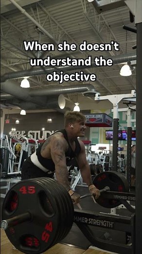 When she doesn’t understand the objective #gymbro