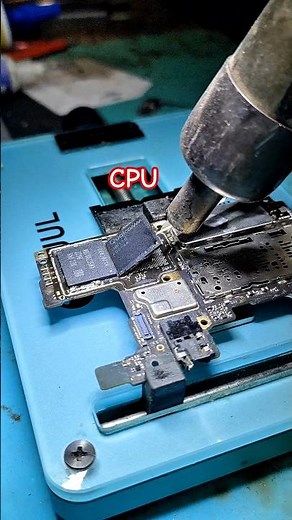 cpu reboling l cpu rebol 😱✅#cpureballing #cpurepair #mobilerepair #ytshorts