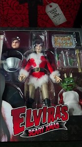 Elvira's Scary Xmas figure #christmas #elvira