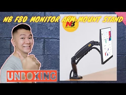 EASY SET UP NB F80 MONITOR ARM MOUNT STAND / HEAVY DUTY MONITOR STAND / HOW TO INSTALL / NORTH BAYOU