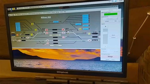 Some quality time in the attic, testing the new locomotive throttle capability for the DCC signalling system. The new release, giving you full DCC command station capability will be out soon 👍 | DCC Model Railway Signalling