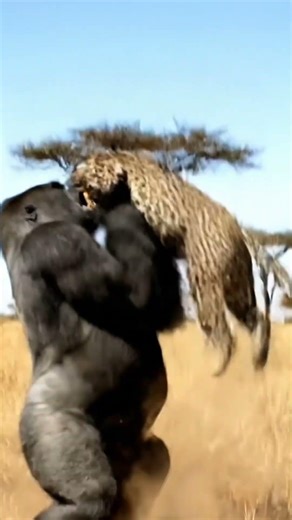 Leopard vs Gorilla — Protector Unleashed | leopard vs gorilla