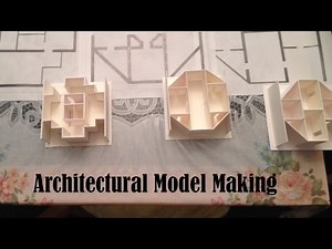 Making a 1:100 scale architectural model
