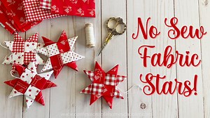 No Sew Fabric Star Tutorial! - Confessions of a Homeschooler