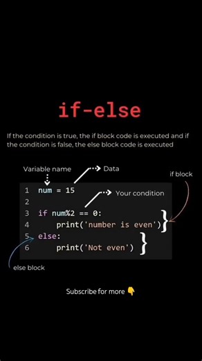 Learn if-else FAST!📈🧠#ifelsestatement#programmingguide #codingtips#explore #programming#explorepage
